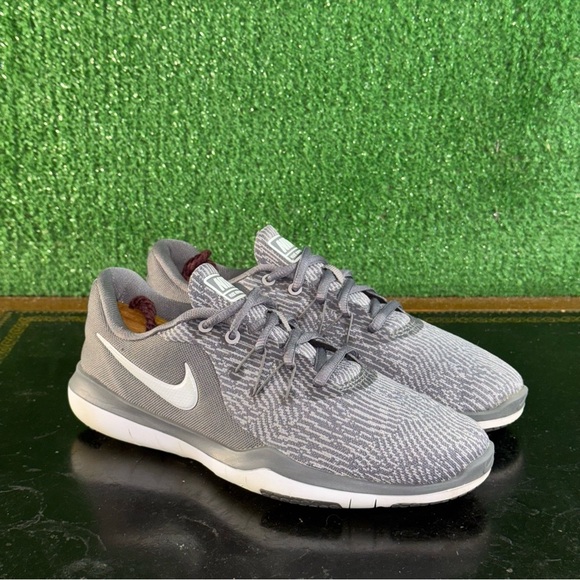 Nike Flex Supreme Trail 6 Wolf Grey White 909014-019 Women’s Size 6.5 - Picture 1 of 6